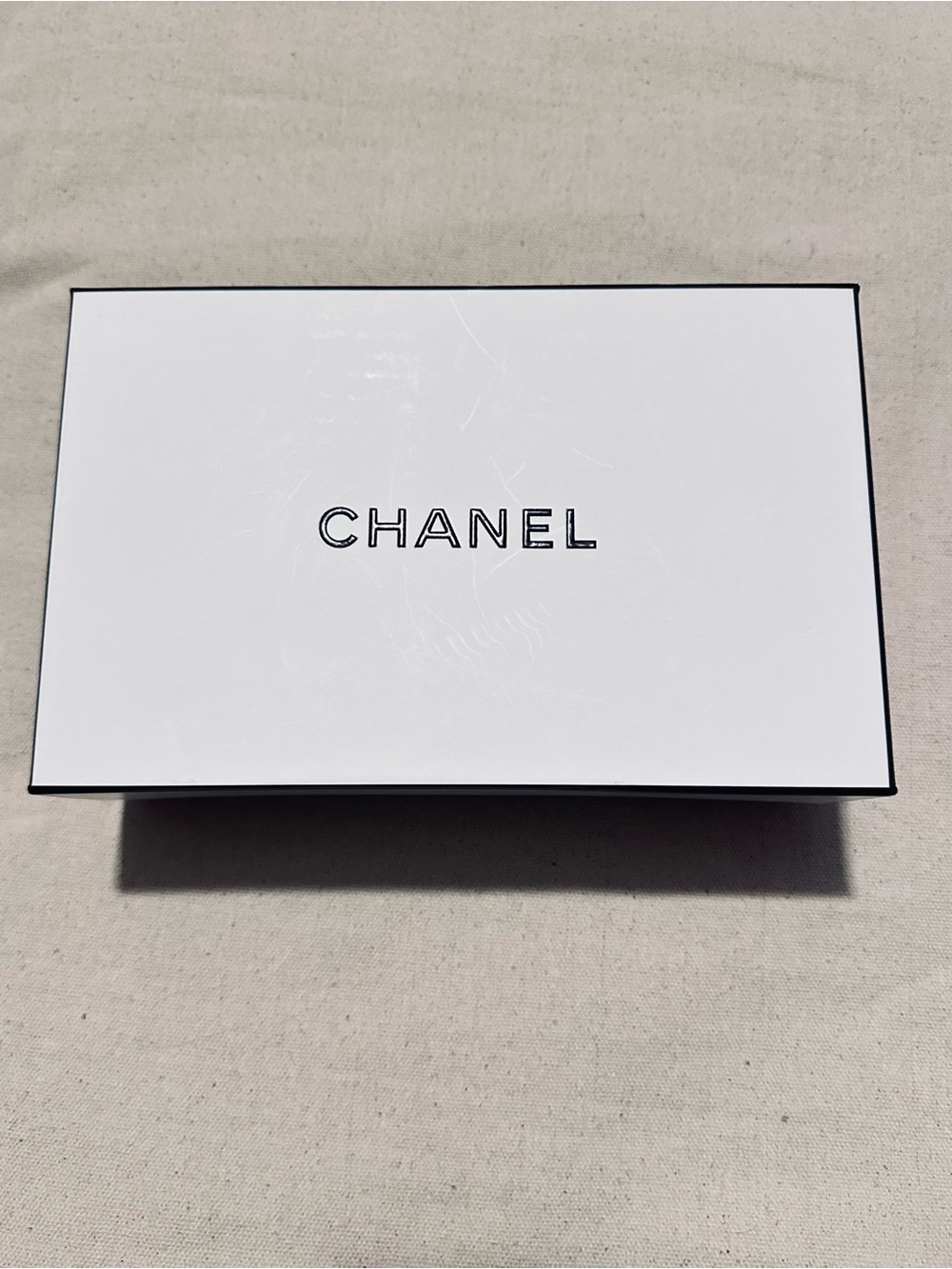 CHANEL | Box | Small White and Black Logo Gift Box